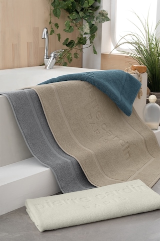 Pierre Cardin 4'lü Soft Ayak Havlusu Logo Çok Renkli