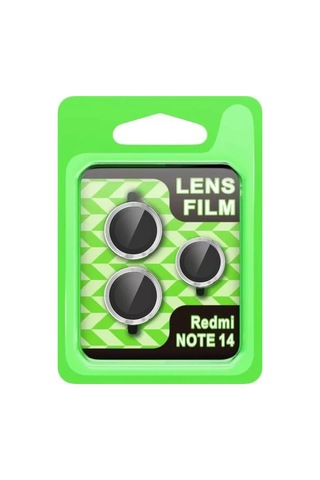 Newface Xiaomi Note 14 5g Raze Metal Kamera Lens - Gümüş - 542