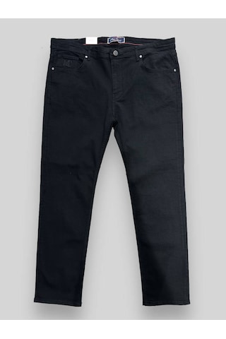 Annex Erkek Büyük Beden Jeans Pantolon Siyah