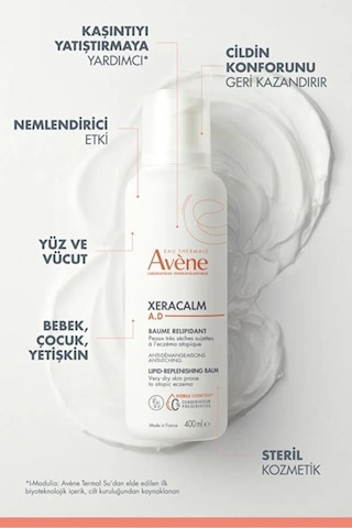 Avene Xeracalm A.d. Lipid Replenishing Cream 400 Ml