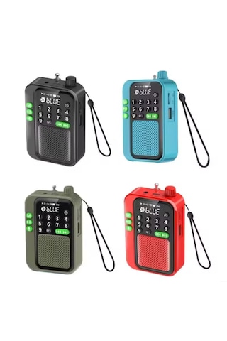 Ultratekno C9 Bluetooth Şarjlı Radyo Usb & Tf Kart Okuyucu Deprem Çantasına Uygun Fm Radyo