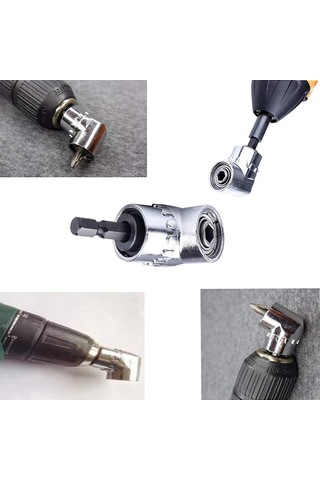 Geeroyoo 105 Derece Açılı Manyetik Tornavida Uç Seti - 7 Parça Profesyonel Elektrikli Matkap Aksesuarları