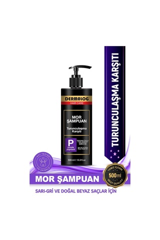 DERMALOG Silver Mor Şampuan 500 ML