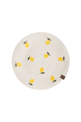Mudo Home Fruıty Garden Yuvarlak Amerikan Servisi 35 Cm Limon 696123