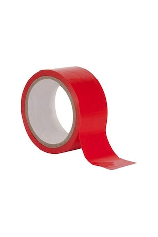 Renkli Kırmızı Koli Bandı 45x100 Metre 6 Adet 1 Paket 1