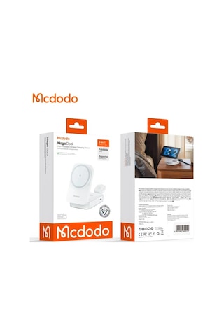 Mcdodo Ch-5090 15w 3'ü 1 Arada Katlanabilir Kablosuz Şarj Standı