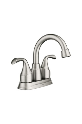 Spot Dirençli Fırçalanmış Nikel Iki Saplı Banyo Lavabo Bataryası Tahliye Montajlı 84115srn Çok Renkli
