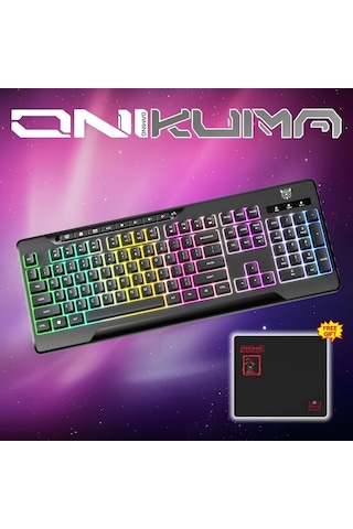 Globalbloom Black Onıkuma G32 Mekanik Rgb Aydınlatmalı 104 Tuşlu Ergonomik Oyuncu Klavye