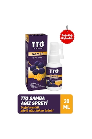 Tto Samba Sambucol Propolis Çay Ağacı Yağı Ağız Spreyi 30 ML