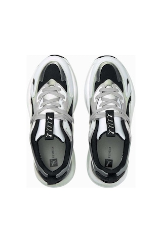 Puma Rs-curve Erkek Spor Ayakkabı Beyaz Silver Dar Kalıp Gümüş