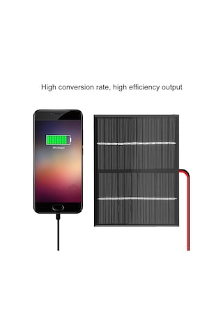 Shineyee 12v 1.5w A Sınıfı Çok Kristal Güneş Paneli + Alligator Klem, Yüksek Verimli Dönüşüm, Dıy Modülü, Düşük Güçlü Cihazlar İçin