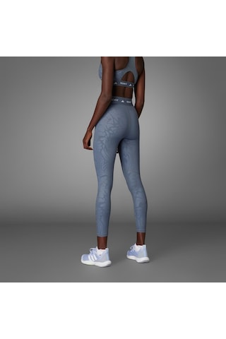 Adidas Techfıt Printed 7/8 Kadın Tayt C-adıje3645b30a00 Mavi