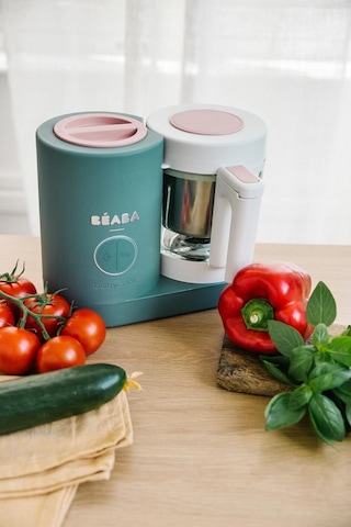 Beaba Babycook Neo 6 Sı 1 Arada Bebek Maması Hazırlayıcı, Cam Sürahi Ve Çelik Sepet Mutfak Ekipmanları Mavi