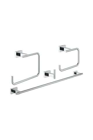 Essentials Cube Aksesuar Seti 4 Parça Krom-40778001