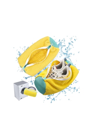 Ayakkabı Çamaşır Makinesi Torbası, Çamaşır Makinesi Ve Kurutucu İçin Çamaşır Ayakkabı Torbası, Çamaşır Makinesi İçin Spor Ayakkabı Torbası, Tüm Ayakkabı Boyutları Ve Türleri İçin Ayakkabı Yıkama Torbası Sarı 2 Adet Diğer