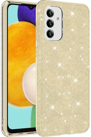 Samsung Galaxy Uyumlu A04s Kılıf Zore Parıltılı Simli Shining Silikon