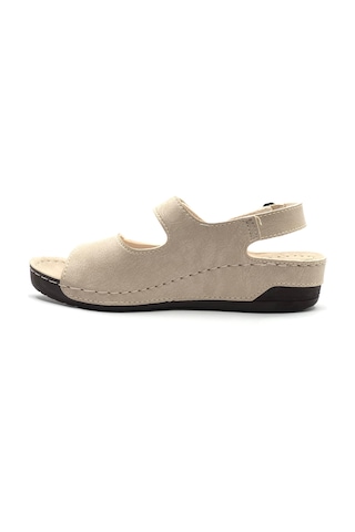 Aryan 02-010 Kadın Ortapedic Sandalet Bej