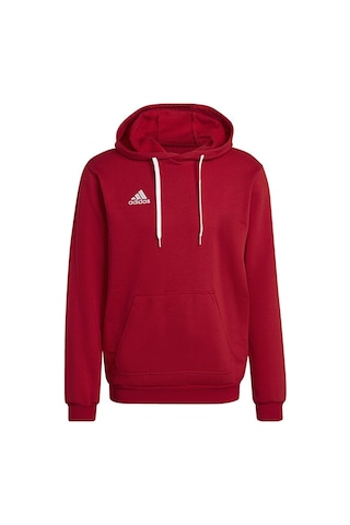 Adidas Entrada 22 Sweat Hoodie Erkek Futbol Sweatshirts H57514 Kırmızı H57514 Kırmızı