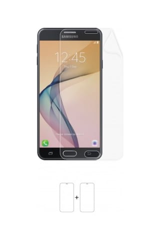 Galaxy J7 Prime Ekran Koruyucu 1+1 Ön Poliüretan Film