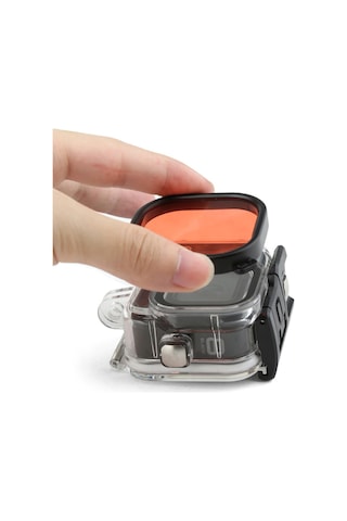 Sanger Go181 Gopro Hero 9 Black Kırmızı Filtre