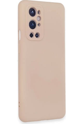 Newface - 165 - One Plus 9 Pro Kılıf Nano İçi Kadife Silikon - Ece-umay - - Pudra