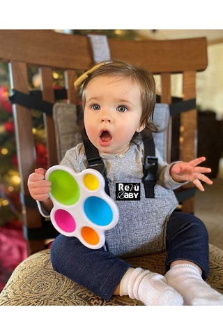 Portatif Kumaş Mama Sandalyesi Taşınabilir Ayarlanabilir