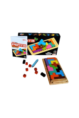 Redka /Kumtoys Redka Penta Blook Ahşap Akıl Zeka Eğitici Oyuncak