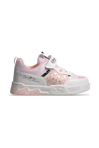 M.P One MP One Skyrunner Çocuk Velcro Beyaz-pembe Sneaker-beyaz - Pembe 26