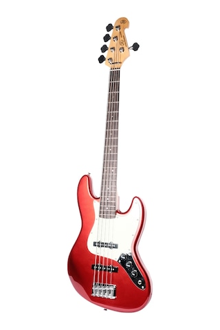 Sx Sjb62 /5/mrd 5 Telli Bas Gitar Metallic Red