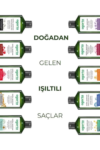 Agarta Yağlı Saçlar için Arındırıcı Tuzsuz Şampuan 2 x 400 ML