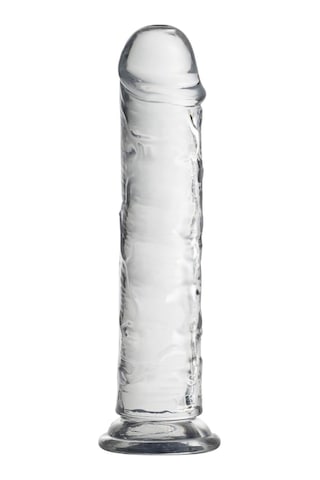Red Fox Myst Color Dildo Realistik Jel Dokuda Testissiz Ultra Yumuşak Şeffaf Yapay Penis 20 Cm