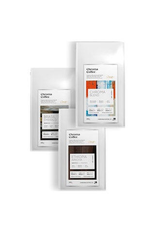 Chroma Coffee Signature Series Çekirdek Kahve 3 x 250 G
