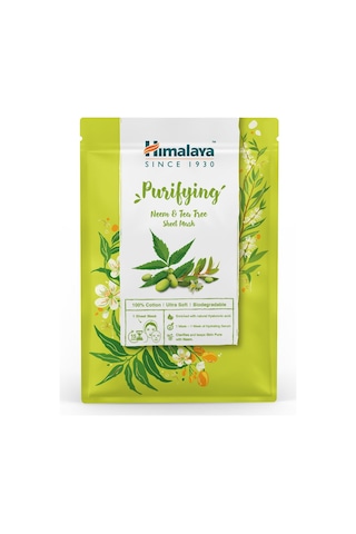 Himalaya Neem & Çay Ağacı Özlü Arındırıcı Kağıt Yüz Maskesi 30 G