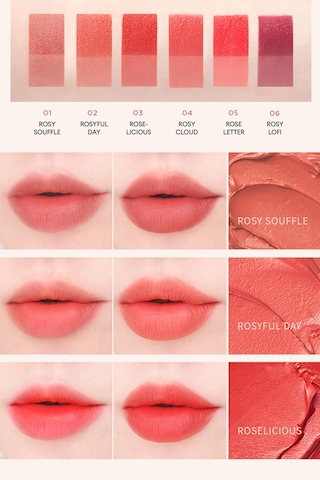 Uzun Süre Kalıcı, Bulaşma Yapmayan, Kadifemsi Bitiş Sunan Tint Dare Tint Melty Velvet Rosy Cloud 0 61073098