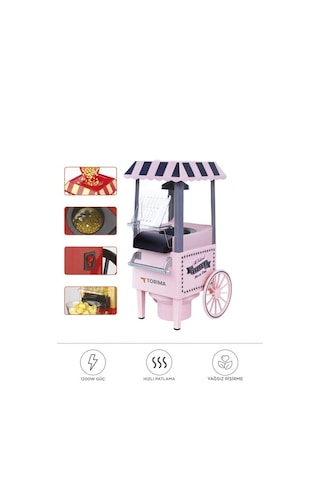 Torima TPM-01 Yağsız Mısır Patlatma Popcorn Makinesi