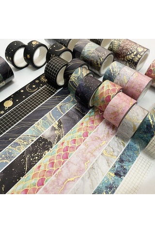 3 Rulo / Set Dıy El Dccount Dekoratif Malzeme Bant Diğer Diğer