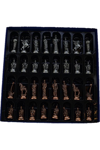 Satranç Taşı İsteyene Gifthome Orta Metal Antik Truv