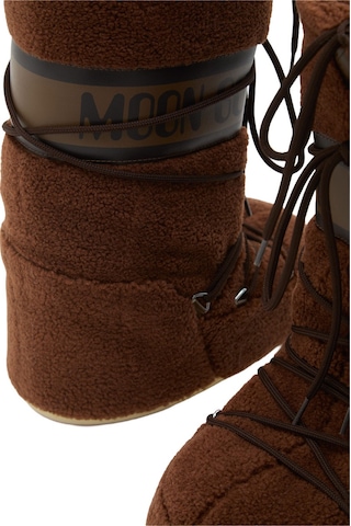 M004 Brown Bot Kar Kadın 80d1403080-m004 Moon Boot Icon Fleece Brown Kahverengi