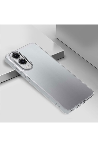 Samsung Galaxy Uyumlu S25 Edge Kılıf Kamera Korumalı Lüx Şeffaf Silikon