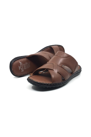 Luis Figo %100 Deri Ortopedik Erkek Günlük Büyük Numara Terlik 39-49 Taba