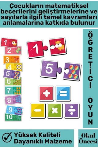 Preschool Eğitici Sayıları Öğretici Matematik Geliştirici Okul Öncesi Eğlenceli-sayıları Öğreniyorum