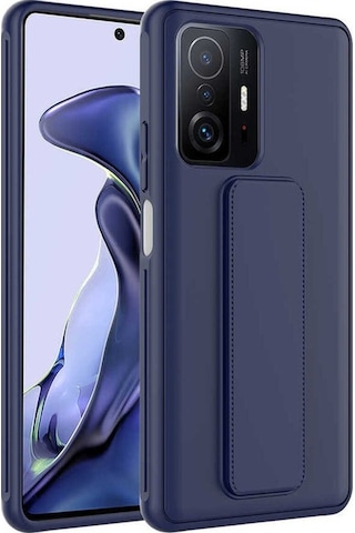 Xiaomi Mi 11t Pro 5g Kılıf Zore Qstand Kapak Lacivert