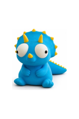 Yasuah Hareketli Gözlü Mavi Triceratops Figür