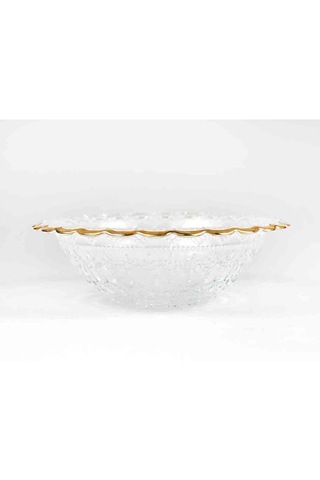 Dantel Desenli Cam Çorba Kasesi 17 Cm