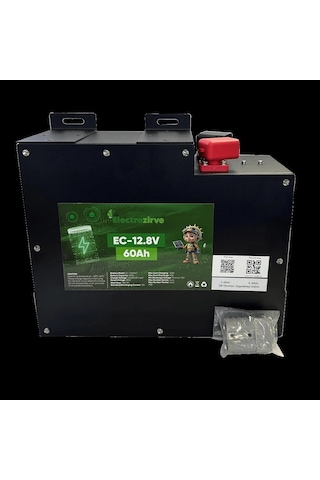 Elc-ıtg-slm Electrozirve 12.8v 60ah Slim Kasa Lityum Lifepo4 Batarya