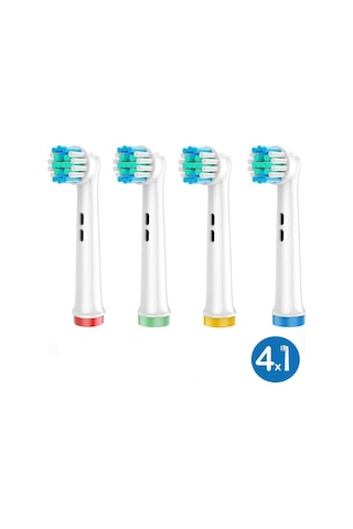 Comfy - Klasik Yumuşak Oral B Şarjlı Diş Fırçası Yedek Başlığı - 4 Adet Yedek Başlık