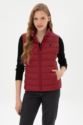 U.s. Polo Assn. Kadın Bordo Yelek Dokuma 50311989-vr014 Bordo