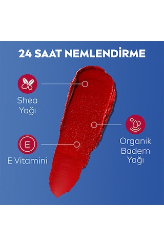 Nivea Renkli Dudak Bakım Kremi ve Yanak Balmı SPF30 Red