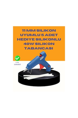 Hepsi 40w Sıcak Mum Silikon Tabancası 5 Silikon Hediyeli Hızlı Yapıştırma Najmaddin