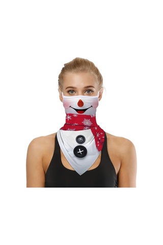 Trendooze Toz Koruyucu Kafatası Maskesi, Bandana, Boyunluğu Ve Kulak Halkaları